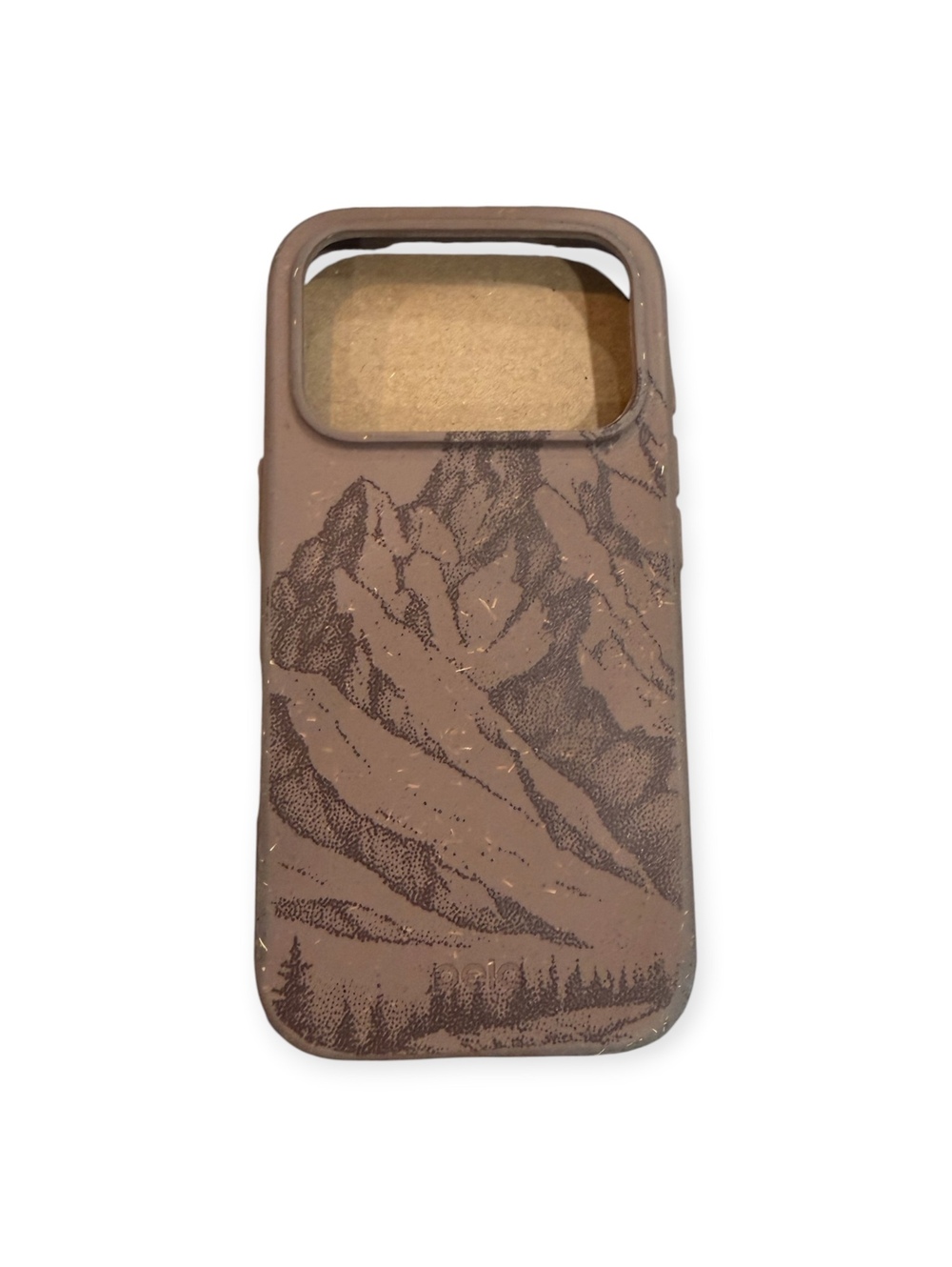 Pela Eco-Friendly Biodegradable Brown Mountain Design Phone Case